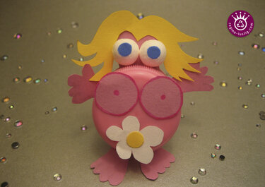 Jana Jungfrau Sternzeichenfigur Upcycling - Basteln