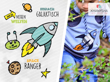 Einfach Galaktisch (Set aus 8 Plotterdateien) - Plotting