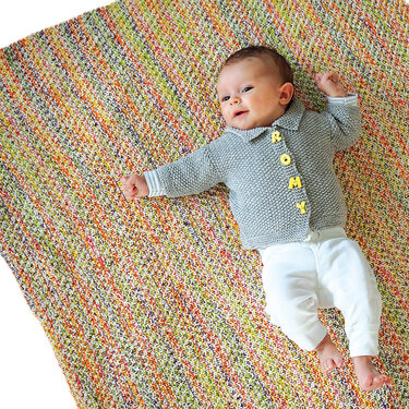 Strickanleitung Babydecke "Melazzo" 757124