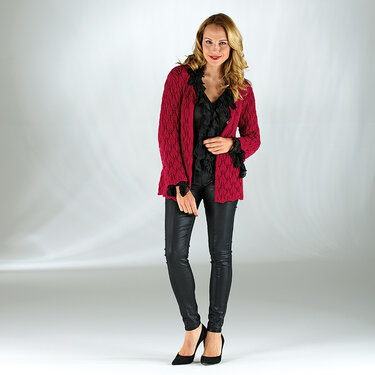 Strickanleitung Damenjacke "Seidenglanz" 757097