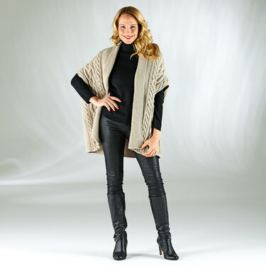 Strickanleitung Damenweste "Sporty" 757009