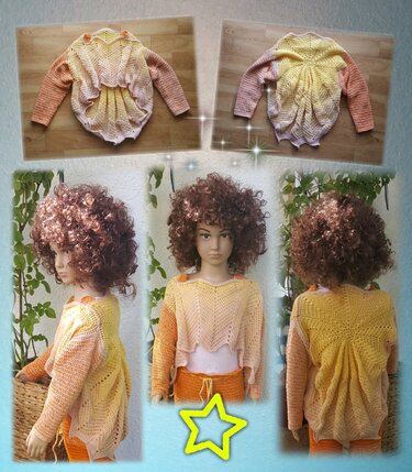 Sommer Sternen Pullover "Stella"