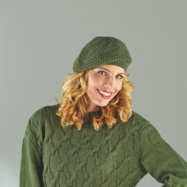 Häkelanleitung Beanie "Cablé Roma" 756003