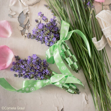 Lavendel-Bouquet - Basteln
