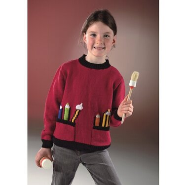 Strickanleitung Kinderpullover "Piano" 751050