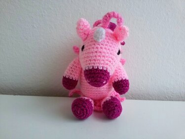 Häkelanleitung Einhorn