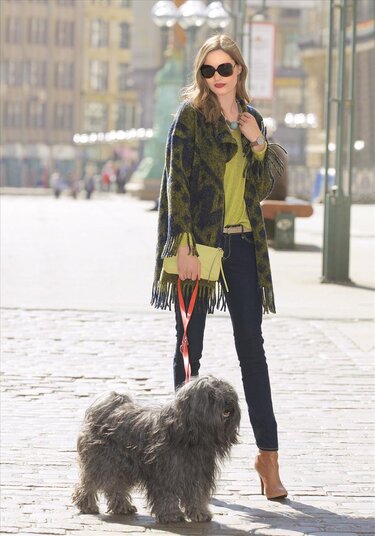 Genähte Oversized Jacke mit geraden Seitennähten - Nähen