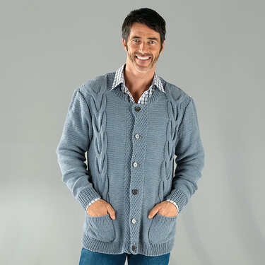 Strickanleitung Herrenjacke "Melazzo" 758085