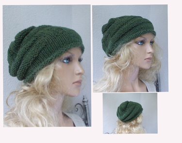 Strickanleitung für Mütze/Beanie mit tollem Wechselmuster, unisex, Frauen und Männer, Kopfumfang 54 - 64/66 cm