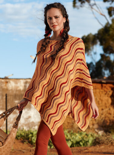 Strickanleitung Poncho Simonita