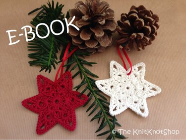 PDF Crochet Pattern Christmasornament Star