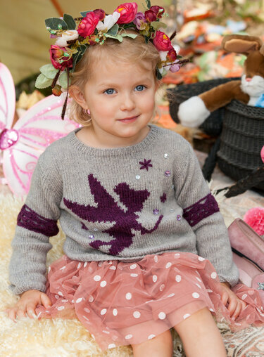 Gestrickter Mädchenpullover "Filippa" - Stricken