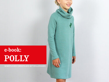 Polly - gemütliches Raglankleid mit Rollkragen