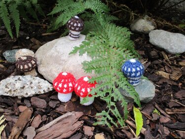 Häkelanleitung - Pilze / Schwammerl