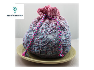 Joker 3.0 - Beutel / Kulturbeutel / Tasche gehäkelt - Häkeln