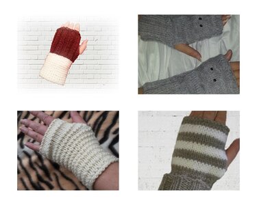 Strickanleitung 4in1 Pulswärmer im 4er Set zum kleinsten Preis