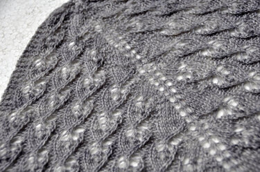 Strickanleitung * Dreieckstuch "Rauschen im Blätterwald"