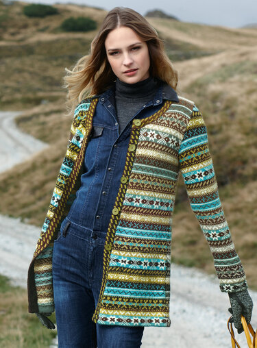 Strickjacke Mari in leichter A-Linie - Stricken