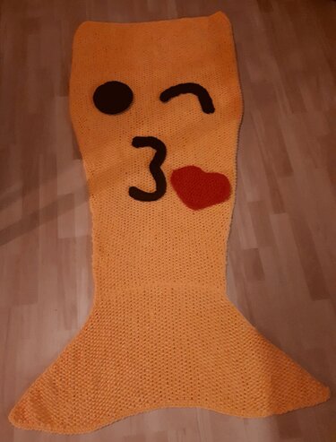 Meerjungfraudecke "Emoji"