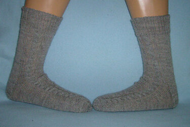 Sockenmuster Piratenzopf - Stricken