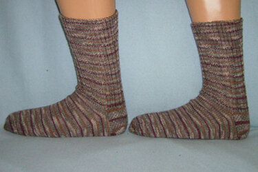 Sockenmuster Strichcode - Stricken