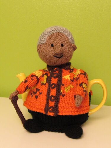 Nelson Mandela Tea Cosy - Knitting
