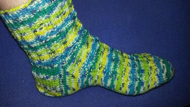 Socke Modell Lönchen - Stricken