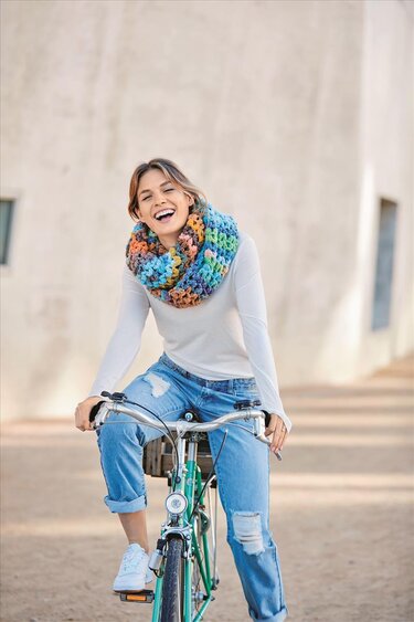 Gehäkelter XXL-Loop