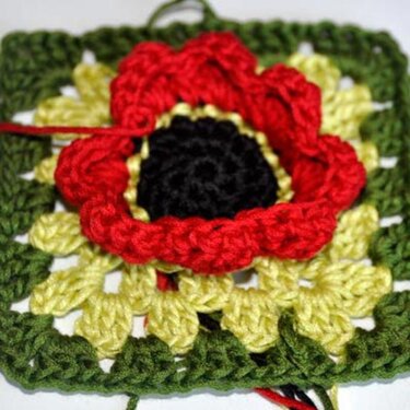 H&auml;kelanleitung * Granny Square &ldquo;Anemone&rdquo; - Häkeln