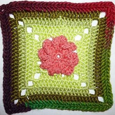 H&auml;kelanleitung * Granny Square &ldquo;Power Flower&rdquo; - Häkeln