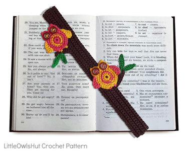 047 Crochet Pattern - Owls bookmark or decor - Amigurumi PDF file by Zabelina CP