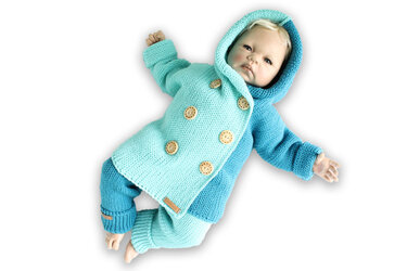 2 PDFs-Set: "Circus" trousers & jacket (sizes 1 m.-2/3 y.) - Crochet