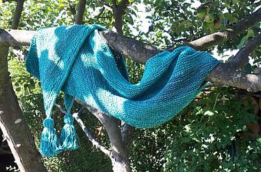 Strickanleitung für  den "Schulterschmeichler Ecke an Ecke"