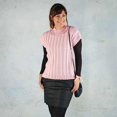 Strickanleitung Damenpullunder "Sidney" 759083