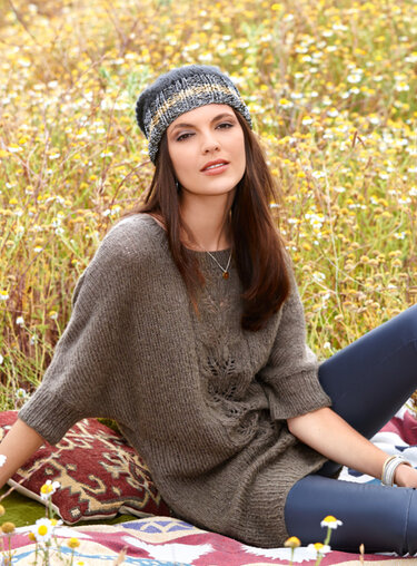 Strickanleitung Pulli Sandy + passende Mütze