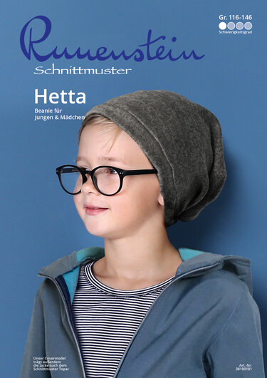 Hetta Beanie 116-146 Schnittmuster & Nähanleitung