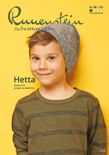 Hetta Beanie 86-116 Schnittmuster & Nähanleitung