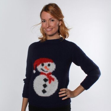 Julia Christmas Sweater - Knitting