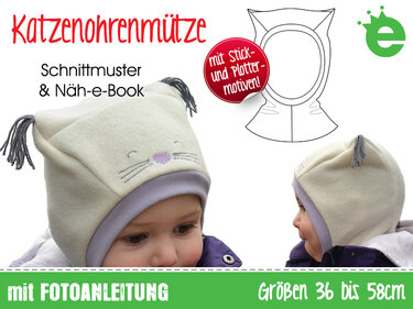 Katzenohrenmütze: Schalmütze Gr. 36-58 E-Book