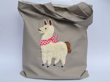 Stickdatei Lama 13x18cm - Sticken