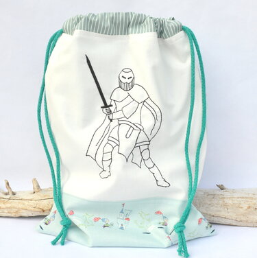 Stickdatei Ritter  Redwork SET - Sticken