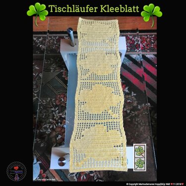 Tischläufer Kleeblatt