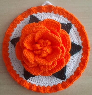 Fensterdekoration " 3D-Rose "