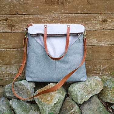 E-Book Tasche Totebag Mona Schnittmuster & Anleitung - Nähen