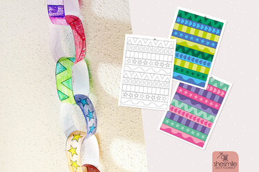 Dekokette "Kringeling" (Bastelanleitung und Druckvorlage)