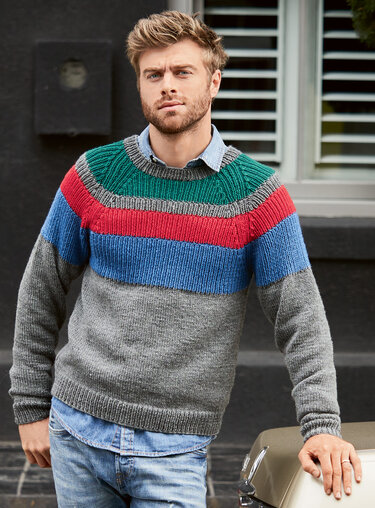 Strickanleitung Raglanpullover Maart