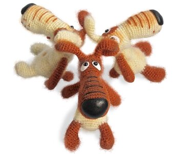 037 Crochet Pattern - Dog Lucky - Amigurumi PDF file by Borisenko CP