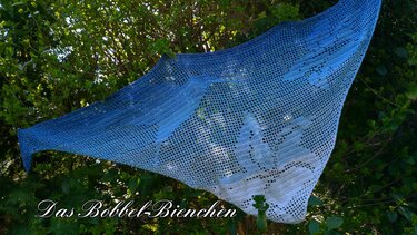 Motivtuch Kolibri´s Lilien