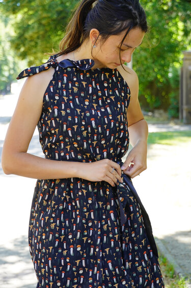 Long Summer Dress Breeze Sewing Pattern - EU Sizes 32 - 46