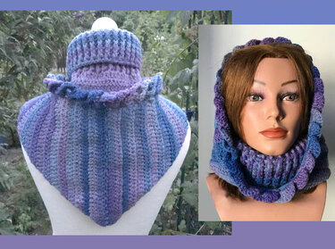 warmer Rollkragen mit Hoodie